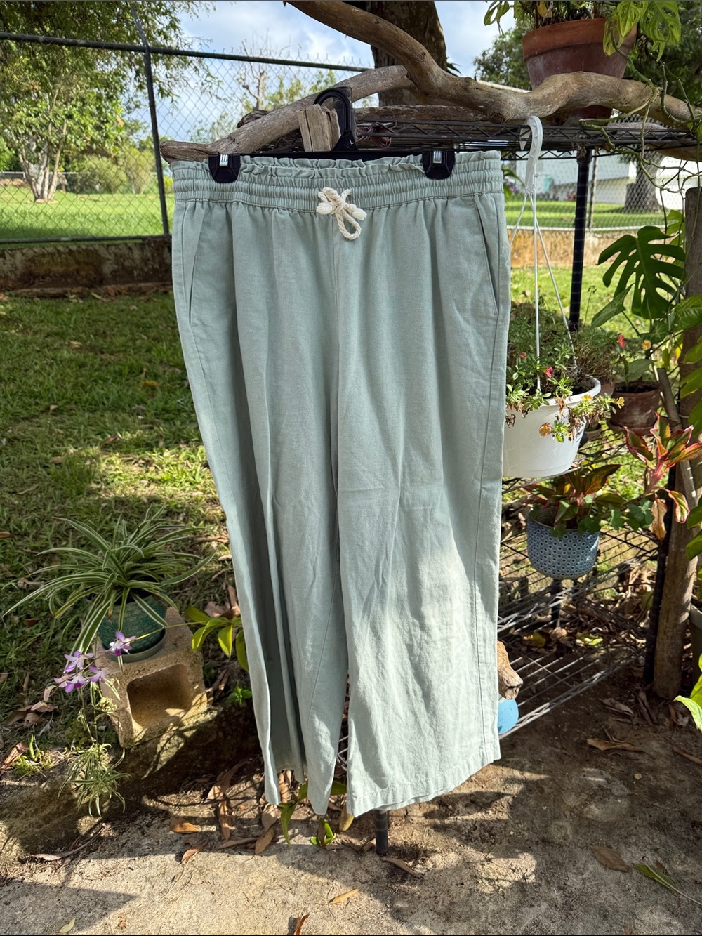 J.Crew Women’s Sage Linen blend Pants